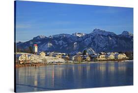 Lake Hopfensee, Hopfen am See, Allgau, Bavaria, Germany, Europe-Hans-Peter Merten-Stretched Canvas