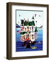 "Lake House," July/Aug 1983-Ann Thompson-Framed Giclee Print