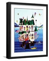 "Lake House," July/Aug 1983-Ann Thompson-Framed Giclee Print