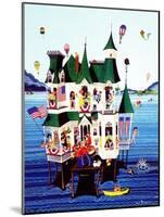 "Lake House," July/Aug 1983-Ann Thompson-Mounted Giclee Print