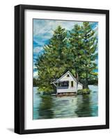 Lake House-Julie DeRice-Framed Art Print