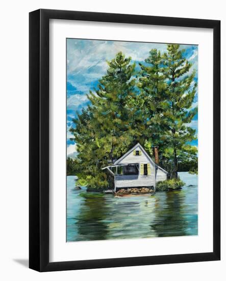 Lake House-Julie DeRice-Framed Art Print