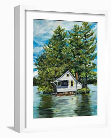 Lake House-Julie DeRice-Framed Art Print