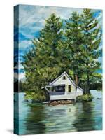 Lake House-Julie DeRice-Stretched Canvas
