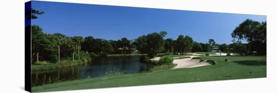 Lake in a Golf Course, Osprey Point, Kiawah Island Golf Resort, Kiawah Island-null-Stretched Canvas