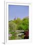 Lake in Central Park in Spring with Dakota Apartments in background, New York City, New York-null-Framed Photographic Print