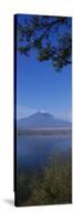Lake in Front of a Mountain, Mt Fuji, Oshino, Minamitsuru, Yamanashi Prefecture, Japan-null-Stretched Canvas