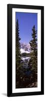 Lake in Front of Mountains, Banff, Alberta, Canada-null-Framed Photographic Print