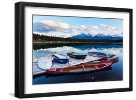 Lake in Jasper National Park-benkrut-Framed Photographic Print