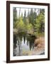 Lake In Sierras-NaxArt-Framed Art Print