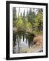 Lake In Sierras-NaxArt-Framed Art Print