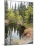 Lake In Sierras-NaxArt-Mounted Art Print