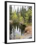 Lake In Sierras-NaxArt-Framed Art Print