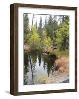 Lake In Sierras-NaxArt-Framed Art Print