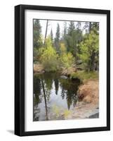 Lake In Sierras-NaxArt-Framed Art Print