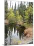 Lake In Sierras-NaxArt-Mounted Art Print