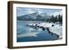 Lake in the Snow in the Sierra Nevada Mountains, Northern California, Usa-Natalie Tepper-Framed Photo