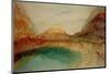 Lake in the Swiss Alps, 1848-J M W Turner-Mounted Giclee Print