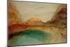 Lake in the Swiss Alps, 1848-J M W Turner-Mounted Giclee Print