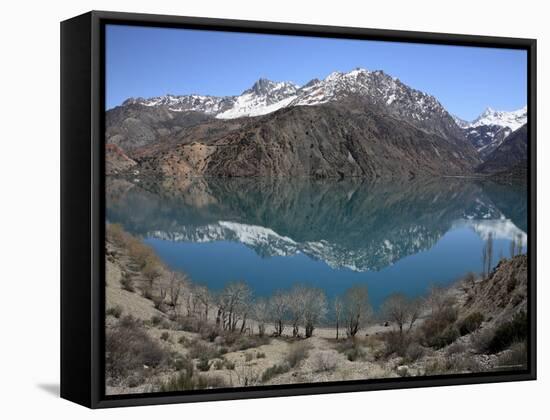 Lake Iskanderkul and Fann Mountains, Tajikistan-Ivan Vdovin-Framed Stretched Canvas
