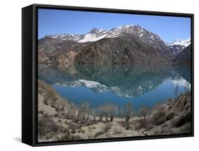 Lake Iskanderkul and Fann Mountains, Tajikistan-Ivan Vdovin-Framed Stretched Canvas