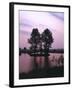 Lake, Island, Trees, Evening Mood-Thonig-Framed Photographic Print