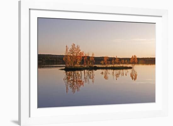 Lake Islet-Andreas Stridsberg-Framed Giclee Print