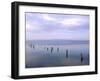 Lake Issyk-Kul at Balikchi, Kyrgyzstan, Central Asia-Upperhall Ltd-Framed Photographic Print