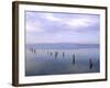 Lake Issyk-Kul at Balikchi, Kyrgyzstan, Central Asia-Upperhall Ltd-Framed Photographic Print