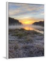 Lake Jacomo at Sunset, Fleming Park, Kansas City, Missouri, USA-Charles Gurche-Framed Photographic Print