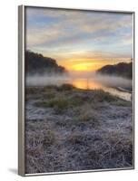 Lake Jacomo at Sunset, Fleming Park, Kansas City, Missouri, USA-Charles Gurche-Framed Photographic Print