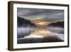 Lake Jacomo at Sunset, Fleming Park, Kansas City, Missouri, USA-Charles Gurche-Framed Photographic Print