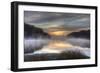 Lake Jacomo at Sunset, Fleming Park, Kansas City, Missouri, USA-Charles Gurche-Framed Photographic Print