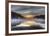 Lake Jacomo at Sunset, Fleming Park, Kansas City, Missouri, USA-Charles Gurche-Framed Photographic Print