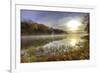 Lake Jacomo at Sunset, Fleming Park, Kansas City, Missouri, USA-Charles Gurche-Framed Photographic Print