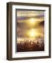 Lake Jacomo at Sunset, Fleming Park, Kansas City, Missouri, USA-Charles Gurche-Framed Photographic Print