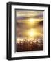 Lake Jacomo at Sunset, Fleming Park, Kansas City, Missouri, USA-Charles Gurche-Framed Photographic Print