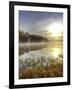 Lake Jacomo Fall Colors, Fleming Park, Kansas City, Missouri, USA-Charles Gurche-Framed Photographic Print