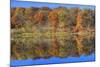 Lake Jacomo Fall Colors, Fleming Park, Kansas City, Missouri, USA-Charles Gurche-Mounted Photographic Print