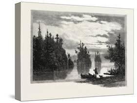Lake Joseph, Canada, Nineteenth Century-null-Stretched Canvas