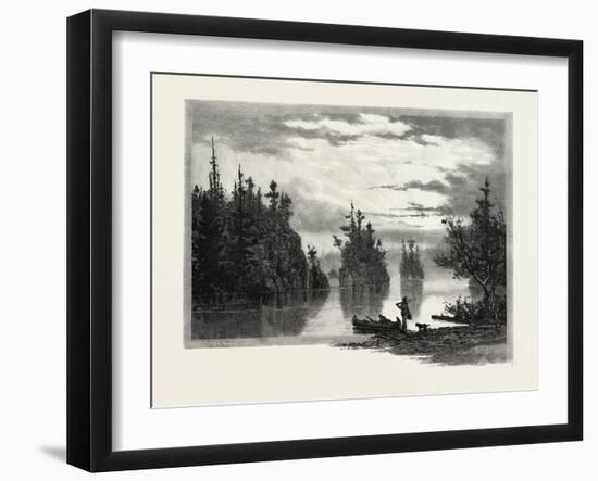 Lake Joseph, Canada, Nineteenth Century-null-Framed Giclee Print
