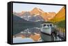 Lake Josephine, Many Glaciers Area, Glacier NP, Montana, USA-Peter Adams-Framed Stretched Canvas
