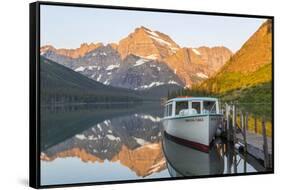 Lake Josephine, Many Glaciers Area, Glacier NP, Montana, USA-Peter Adams-Framed Stretched Canvas