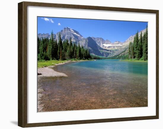 Lake Josephine with Grinnell Glacier and the Continental Divide, Glacier National Park, Montana-Jamie & Judy Wild-Framed Photographic Print
