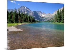 Lake Josephine with Grinnell Glacier and the Continental Divide, Glacier National Park, Montana-Jamie & Judy Wild-Mounted Photographic Print