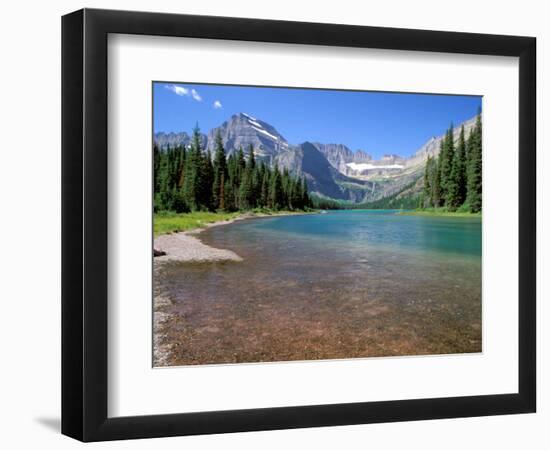 Lake Josephine with Grinnell Glacier and the Continental Divide, Glacier National Park, Montana-Jamie & Judy Wild-Framed Photographic Print