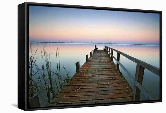 Lake Kangaroo-Wayne Bradbury-Framed Stretched Canvas