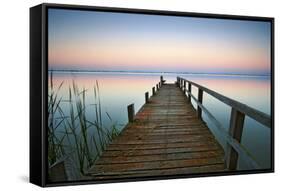 Lake Kangaroo-Wayne Bradbury-Framed Stretched Canvas