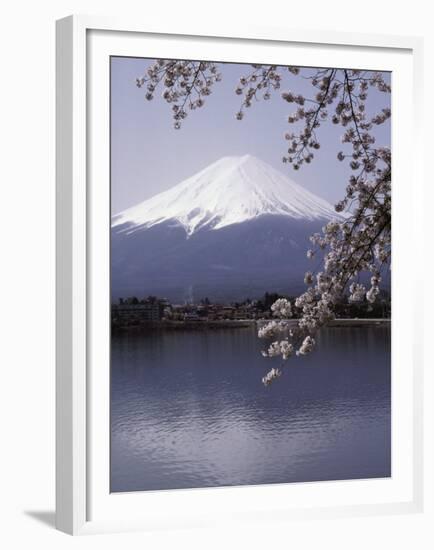 Lake Kawaguchi, Mount Fuji, Japan-null-Framed Premium Photographic Print