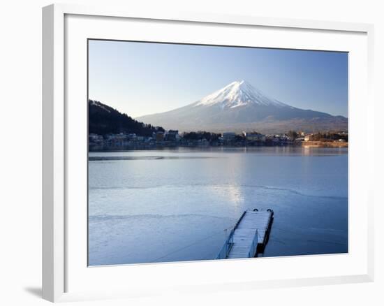 Lake Kawaguchi, Mount Fuji, Japan-Peter Adams-Framed Photographic Print